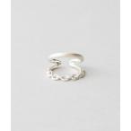 ショッピングシルバー 指輪 リング 「フォークリング」 レイヤード レディース