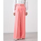 ショッピングワイドパンツ パンツ ブライトツイルタックワイドパンツ レディース