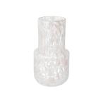 ショッピング花瓶 花瓶 ドットパターンフラワーベース L ライトピンク レディース