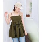 ラッシュガード カップ付撥水フレアキャミソール／ラッシュガード レディース