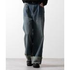 ジーンズ 「CLEL」Vintage Design Roll-up Denim Pants/ヴィンテージデザイン ロールアップデニムパンツ メンズ レ
