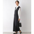 サロペット オーバーオール 「入卒式／セレモニー」ツィードVネックサロペ　989531 レディース