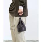 トートバッグ And A アンドエー / FINE LEATHER DRAWSTRING BAG「S」牛革巾着バッグ バケツバッグ / AA-A23U