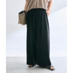  pants slacks lady's lavatory possible / tuck wide slacks 