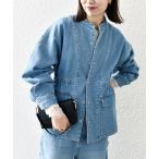 ジャケット Gジャン レディース SHIPS any:「洗濯機可能」デニム ワークジャケット「SHIPS any DENIM」