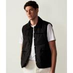 ベスト メンズ Mixed Fabric Gilet Mens / ミックスド ファブリック ジレ メンズ