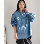 ブラウス シャツ デニムBIGシャツ　991736 レディース