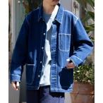 カバーオール 「限定展開」「GLOSTER/グロスター」デニムカバーオール ベーシック メンズ レディース