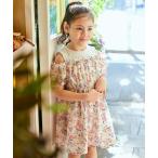 ワンピース オン・オフショルダー チューリップ ワンピース キッズ 子供服 女の子