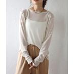 tシャツ パワーネットクルーネックプルオーバー レディース