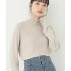 tシャツ シアータートルネックプルオーバー レディース