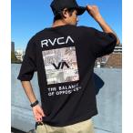 tシャツ Tシャツ メンズ RVCA/ルーカ バックプリントTシャツ 半袖Tee スクエアロゴ オーバーサイズ BE041-224