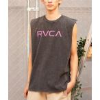 ショッピングタンクトップ メンズ タンクトップ メンズ RVCA/ルーカ タンクトップ カットオフ クルーネック BE041-353