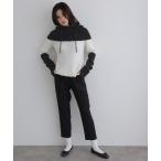 ニット セーター フーディー＆アームウォーマー レディース