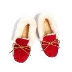 デッキシューズ モカシン MINNETONKA/ミネトンカ ボアモカシン ALPINE SHEEPSKIN レディース