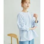 ブラウス シャツ サッカーストライププルオーバー レディース