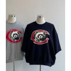 トレーナー スウェット KUMA” half sleeve sweat tee レディース