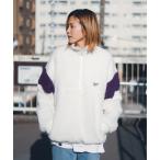 ブルゾン アウター 「Reebok/リーボック」ハーフジップフリースJK/ドローコード付きモコモコボアブルゾン レディース メンズ