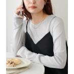 tシャツ ラメロングスリーブ レディース