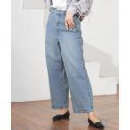 ジーンズ デニム デニムパンツ ストレートパンツ(股下64cm) レディース
