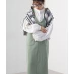 ワンピース ジャンパースカート Arinomama TRダンボールVネッククロスジャンパースカート レディース