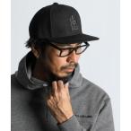 メンズ 帽子 キャップ 「BLACK LABEL」FLAT VISOR CAP ”BL”：フラットバイザー キャップ