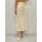 スカート ステッチベルトタイトスカート