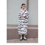 ワンピース SUPER　HAKKA×椎木彩子　「Uduki」／「Kisaragi」プリントワンピース