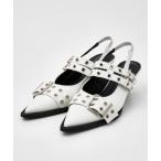 サンダル 「再入荷」POINTED TOE BELTED SANDAL ポインテッド ベルテッド サンダル レディース