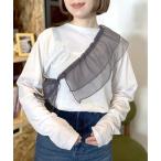 tシャツ シアーレイヤードロンT　990507 レディース