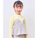 tシャツ ツイードビスチェドッキングトップス キッズ 子供服 女の子