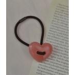 ショッピングヘアゴム ヘアゴム 「resonance」ぷっくりハート ヘアゴム「8色展開」