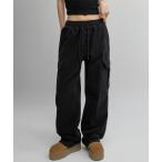 カーゴパンツ 「MADE」 クリフコットンワイドカーゴパンツ レディース メンズ