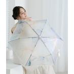折りたたみ傘 「ビニール傘」インクアートアンブレラ ミニ レディース