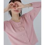 カーディガン ハートボタンカーディガン レディース