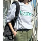 レディース tシャツ Tシャツ Earnestロゴプリント半袖Tシャツ