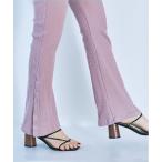  брюки кнопка разрез ребра flair леггинсы брюки женский 