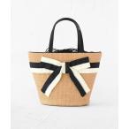 ショッピングカゴバッグ バッグ カゴバッグ レディース BICOLOR RIBBON BASKET かごバッグ