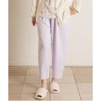 ショッピングセール ボトムス パジャマ ルームウェア キッドブルー -２４オーガニックコットン裏毛 -くるぶし丈ボトムス -KRWP507 -kidblue レディース