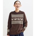 ニット セーター and myera カウチン柄のセーター レディース