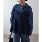 キャミソール デニムキャミビスチェ