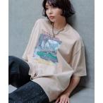 ショッピングアメカジ tシャツ Tシャツ レディース カーロックプリントT