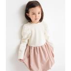 ワンピース ドッキングバルーンスカートワンピース キッズ 子供服 女の子