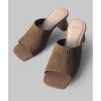 サンダル ニットミュール レディース