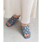  sandals lady's [ addition ]4.5cm cut Work sandals 