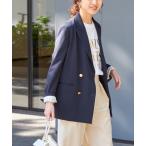 ジャケット テーラードジャケット ドライツイルダブルブレストジャケット レディース