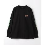 ショッピングプリント tシャツ Tシャツ キッズ TJ アートプリント ロングスリーブ プルオーバー 140cm-160cm