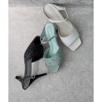 サンダル 「Made in Japan」グリッターミュールサンダル/641232 レディース