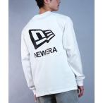 ショッピングtバック tシャツ Tシャツ メンズ NEW ERA/ニューエラ オーバーサイズロンT バックプリント フラッグロゴ クルーネックロンT 13755423/13