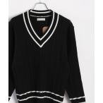  свитер вязаный сделано в Японии кабель плетеный V шея Chill ten свитер мужской женский 